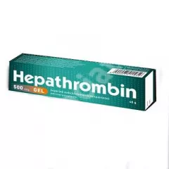 Hepathrombin gel 500UI/g, 40 g, Hemofarm