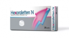 Hexoraletten N, 5 mg+1,5 mg, 20 pastile, Johnson&Johnson 