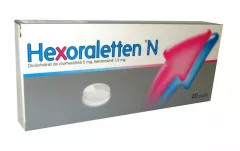 Hexoraletten N, 20 pastile, McNeil