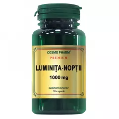 Luminița-nopții 1000 mg Premium, 30 capsule, Cosmopharm