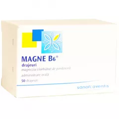 Magne B6, 50 drajeuri, Sanofi Aventis
