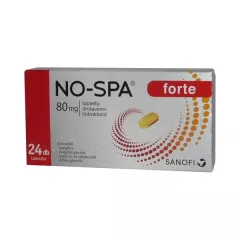 No-Spa Forte, 80 mg, 24 comprimate, Sanofi 