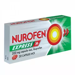 Nurofen Express 200mg, 20 capsule, Reckitt Benckiser Healthcare