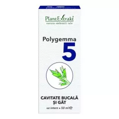  Polygemma 5, Cavitate bucală și Gât, 50 ml, Plant Extrakt
