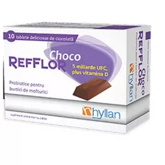 Refflor Choco, 10 tablete HYLLAN