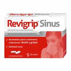 Revigrip Sinus, 20 comprimate, Solacium Pharma