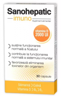 Sanohepatic Imuno, 30 capsule, Zdrovit