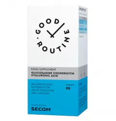 Secom Good Routine Glucosamine Chondroitin hyaluronic Acid, 90 cpr