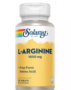 L-Arginine 1000 mg Solaray, 30 tablete, Secom 