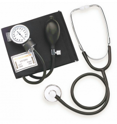 Tensiometru mecanic Profesional cu stetoscop si gentuta de depozitare - Perfect Medical