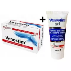 Pachet Venostim, 40 capsule + Venostim gel, 100 ml, Farmaclass