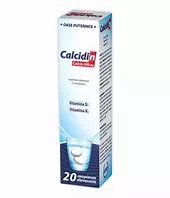 Calcidin 600 mg, 20 comprimate efervescente, Zdrovit 