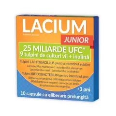 Lacium Junior 25 miliarde UFC, 10 capsule, Natur Produkt