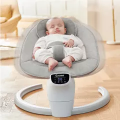 Balansoare bebelusi - Balansoar bebe electric, portabil, cu conectare la priza si telecomanda, timer si muzica, buz, buz.ro