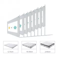 Bariera de protectie pentru pat bebe, margine de siguranta 150 cm