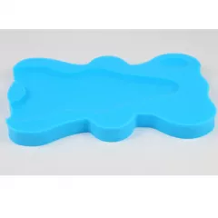Cadite si accesorii baie - Burete suport baie pentru cadita sau dus, maxi, albastru, 50*30*4.5 cm, buz, buz.ro