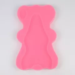 Cadite si accesorii baie - Burete suport baie pentru cadita sau dus, maxi, roz, 50*30*4.5 cm, buz, buz.ro