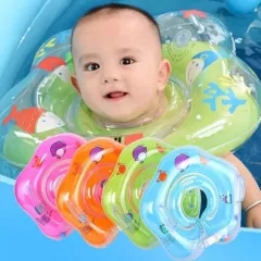 Cadite si accesorii baie - Colac de gat pentru bebelusi, cu bile zornaitoare colorate, hipoalergic, verde, buz.ro
