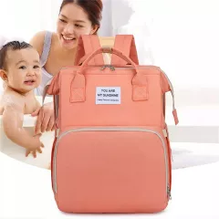 Geanta multifunctionala pentru bebelusi, copii si mamici, geanta dama de umar/carucior - travel organizer impermeabil ,roz
