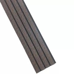Panou decorativ din polimer rigid maro 300x11.5x1.1 cm