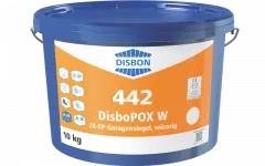 DisboPOX W 442 2K-EP-Garagensiegel  - Vopsea epoxidică pentru pardoseli de garaje, 5 kg - RAL 7032 KIESELGRAU