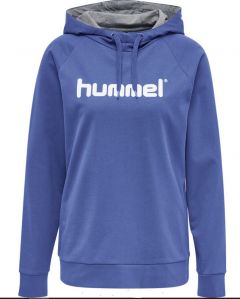 Hanorac hummel GO LOGO bumbac - femei  albastru-deschis 203517-8241-XS