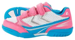 Pantofi sport hummel Root Velcro JR - copii, roz-albastru 60109-9798-30