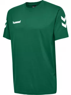 Tricou hummel GO, bumbac - copii, verde 203567-6140-164
