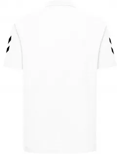 Tricou hummel polo GO - copii, alb 203521-9001-176