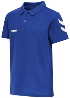 Tricou hummel polo GO - copii, albastru 203521-7045-152