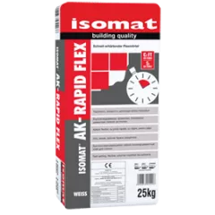 Flexible two-component adhesive with fast socket for AK Rapid Flex gray Isomat 25 kg