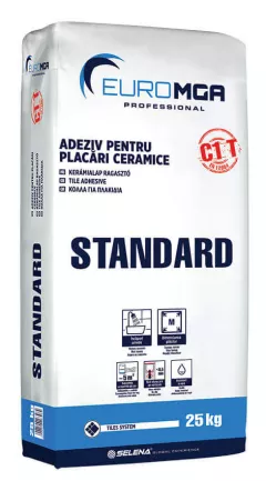 Adeziv STANDARD pentru placari ceramice EuroMGA 25kg