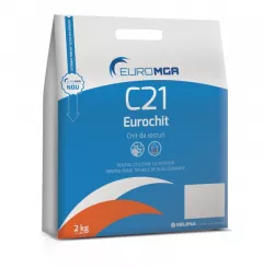 Jointed putty Eurochit white silver C21 EuroMGA 2kg