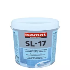 Elastomer Isomat SL-17 for waterproofing under boards in wet spaces 15Kg