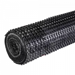 Membrana cu crampoane Isostud BlackStar 7mm grosime, 1x20m, 20 mp/rola