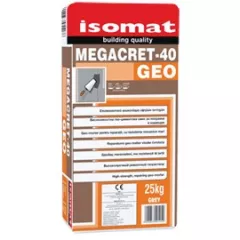 cement grout reinforced with fiber for repair Megacret-40 GEO Isomat 25kg