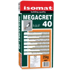 cement grout reinforced with fiber for repair Megacret-40 Isomat 25kg