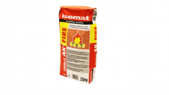 Refractory cement grout for refractory bricks AK-Fire gray Isomat 25kg