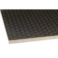Hexagonal anti-slip TEGO formwork plywood 12 mm thickness, 1250 x 2500 mm
