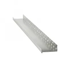 Aluminum socket profile with Baumit 100 x 2500 mm with small holes