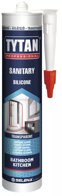 Silicone Sanitary Transparent Tytan Professional 280ml