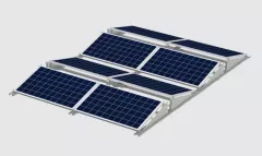 Structura prindere Clenergy pentru 1 KW, acoperis drept - Ascent Est-Vest