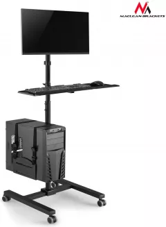 Accesoriu pentru monitor maclean Stand CPU monitor trolley on wheels MC-793 -MC-793