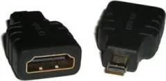 Adaptor , LogiLink , HDMI tip A mama la Micro HDMI Tip D tata , negru