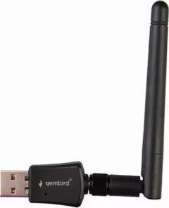 Adaptor retea Gembird WNP-UA300P-02, externa, USB 2.0, suporta pana la 802.11n 300 Mbps, antena detasabila