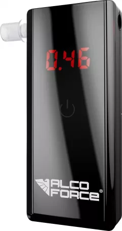 Aparat alcooltest portabil (etilotest) Sentech AlcoForce AF-350, Display LCD, Negru