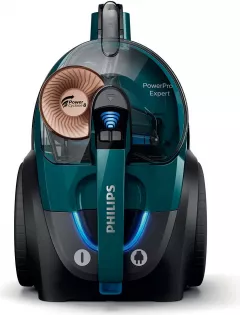 Aspirator fara sac Philips PowerPro Expert FC9744/09, 650 W, TriActive+, Eficienta energetica A+, Tub Telescopic, Verde