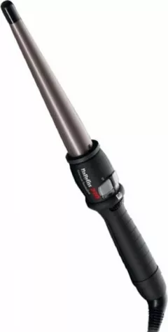 Ondulator Profesional Conic BaBylissPro 2280, invelis Titanium-Tourmaline , diametru 25 mm la baza/13 mm la varf, Negru/Gri