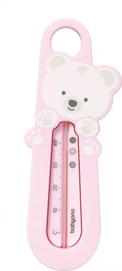 Termometru plutitor pentru baie BabyOno Ursuleț ,roz