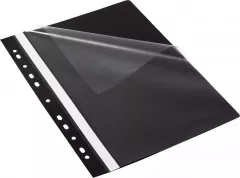 Folder Bantex cu perforare EVO A4 negru 25 buc.